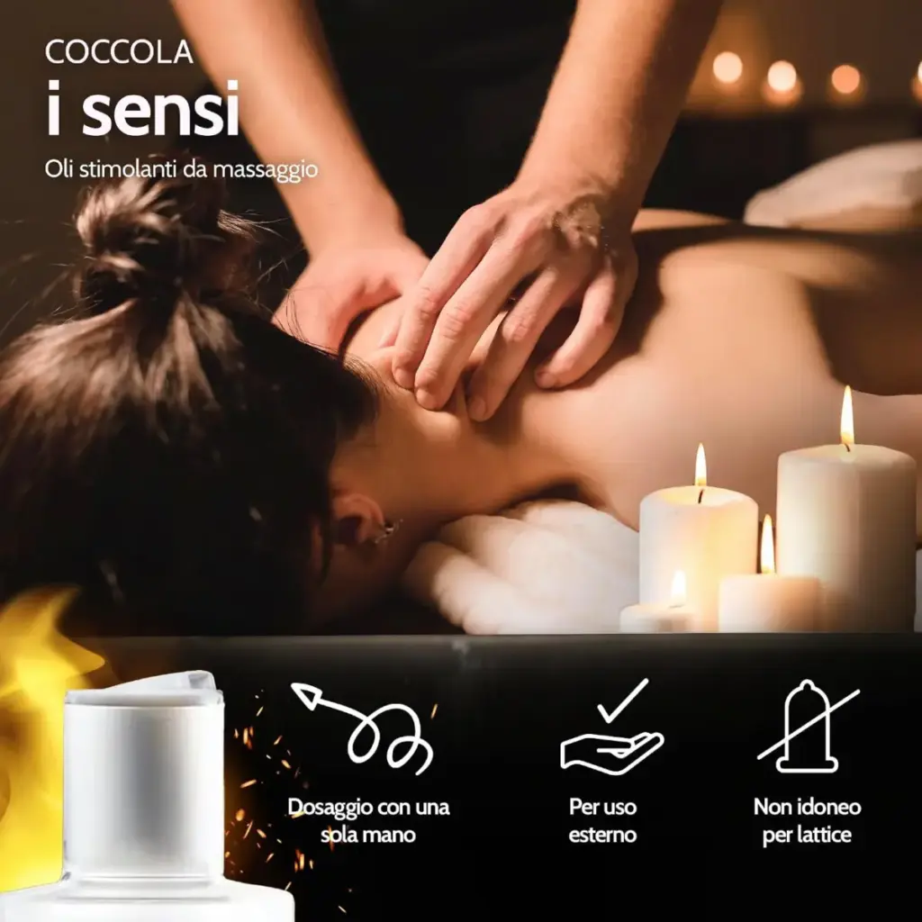 Vibratissimo Hot Moments – olio da massaggio riscaldante – foto 5