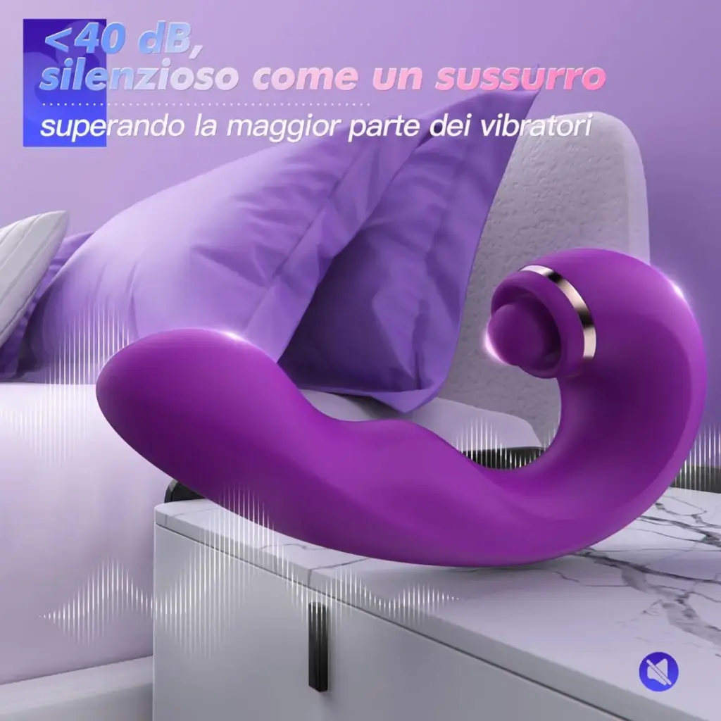 Vibratore rabbit 3 in 1 con lingua e pulsazione – punto G e clitoride – foto 5