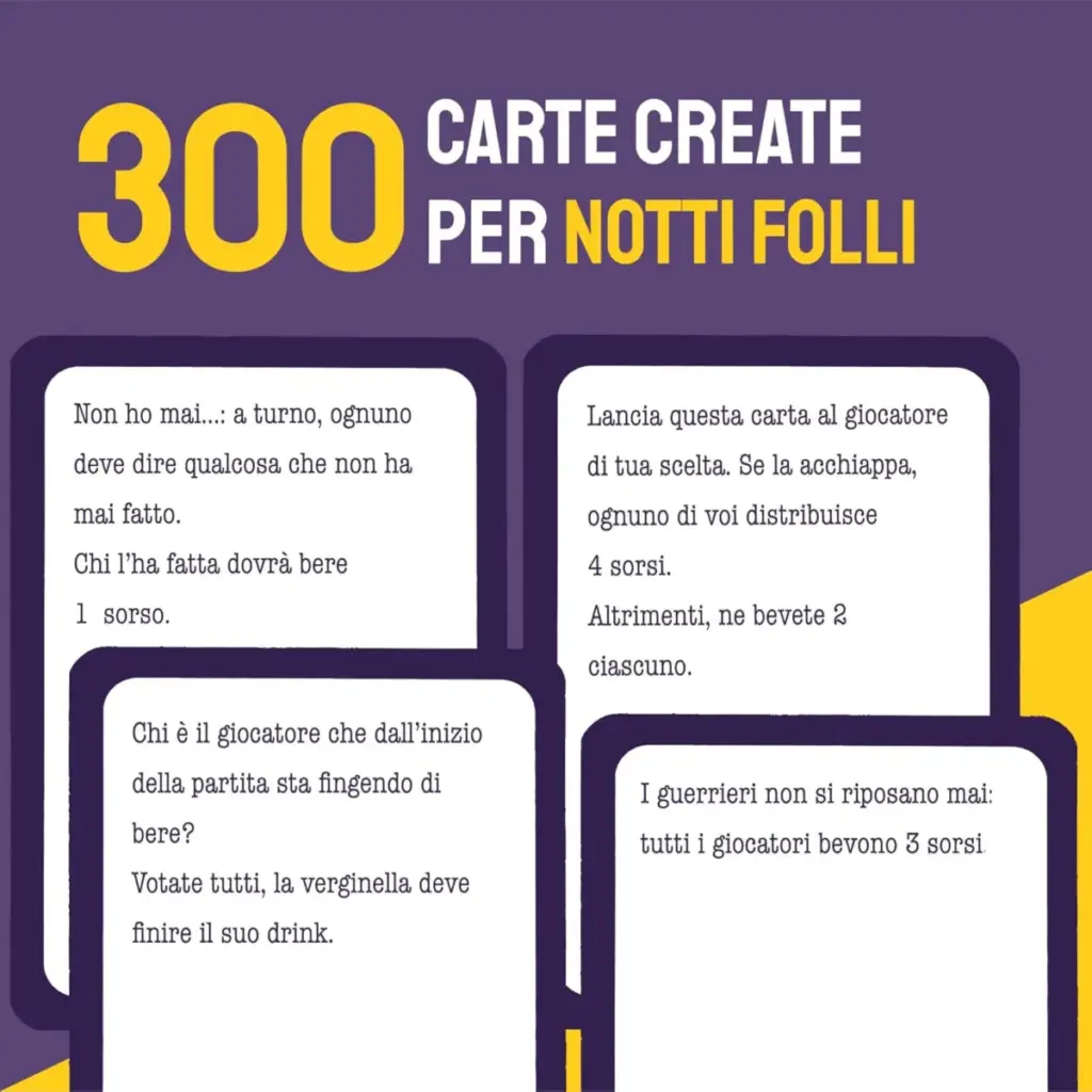 Zenagame Maxi Sbronza – gioco alcolico con 300 carte – foto 2