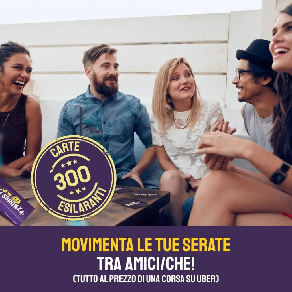 Zenagame Maxi Sbronza – gioco alcolico con 300 carte – foto 5