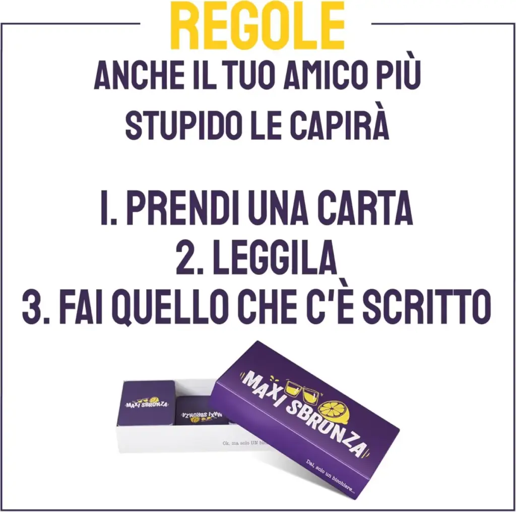 Zenagame Maxi Sbronza – gioco alcolico con 300 carte – foto 6